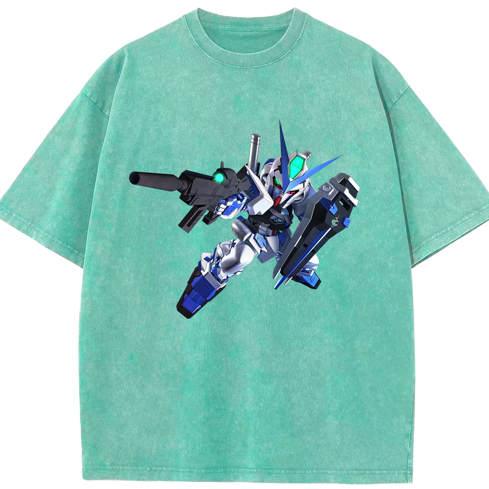 （画像用） 機動戦士ガンダム Mobile Suit Gundam 綿100% ヴィンテージ風 半袖Tシャツ（フロントプリント）